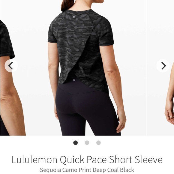 lululemon Black Camo Tee - Picture 5 of 5